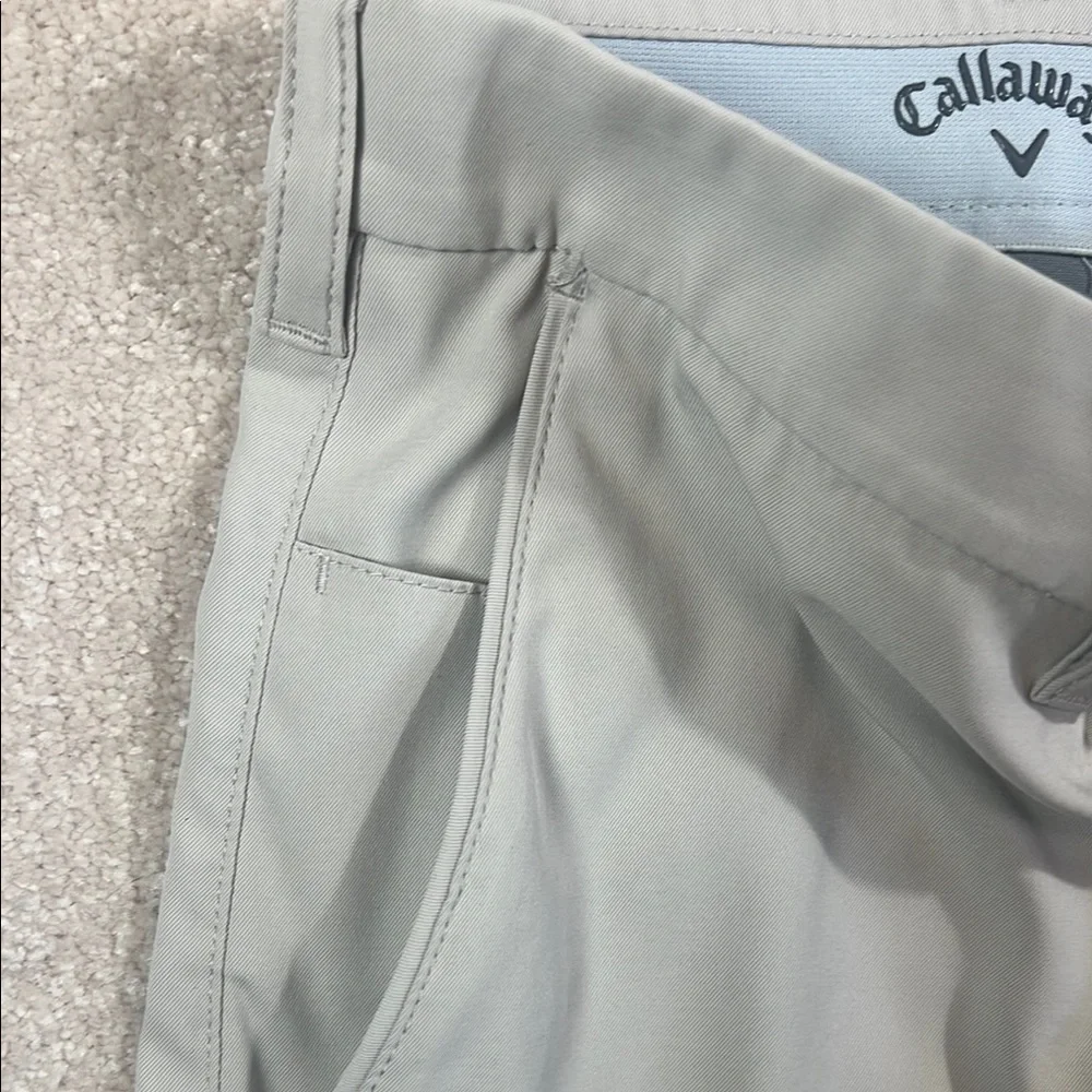 Callaway Tan Athletic Shorts Lightweight Versatile‎ Design